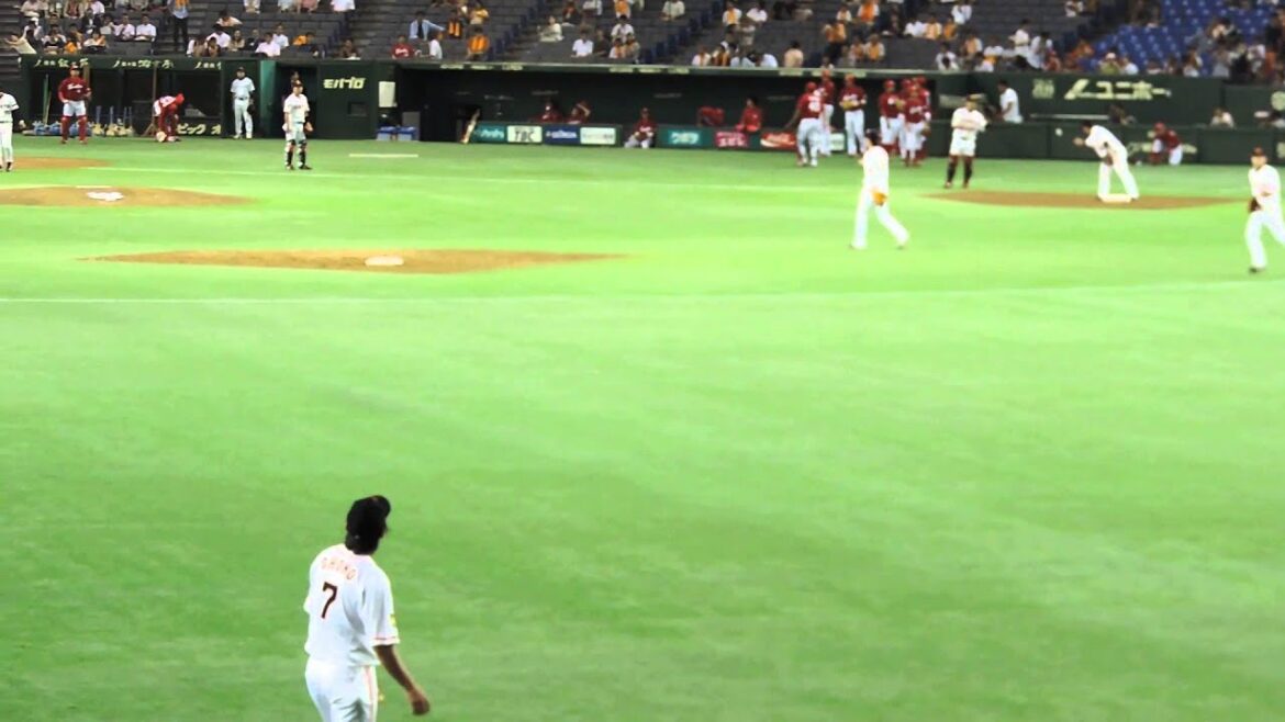 読売ジャイアンツ　長野久義＆松本哲也　守備練習