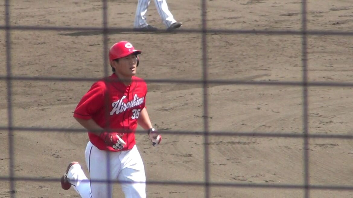 下水流昂 2ランホームランなど2安打 20170710 広島カープ 二軍