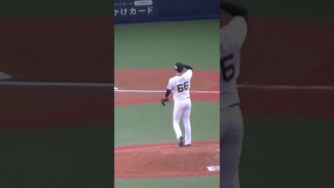 オリックス吉田 凌の投球フォーム【オリックスバファローズ対  阪神タイガース2023年3月26日】 #野球選手フォーム #投手の動画