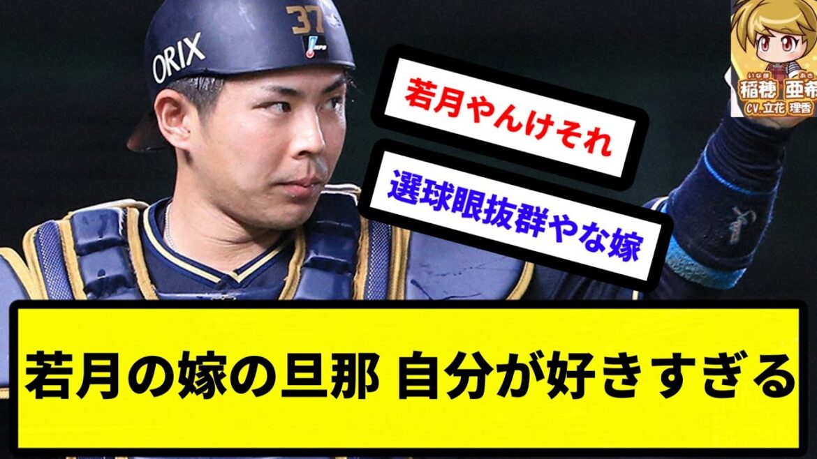 【プロ野球選手みんなやってそう】若月の嫁の旦那 自分が好きすぎる【反応集】【プロ野球反応集】【2chスレ】【5chスレ】