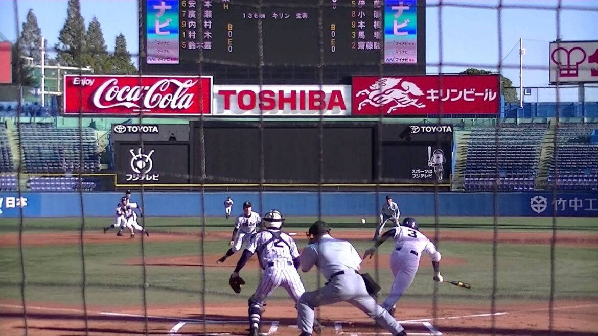 【東海大菅生 勝俣翔貴】2014明治神宮野球大会準々決勝vs静岡高校 平野英丸 第1打席