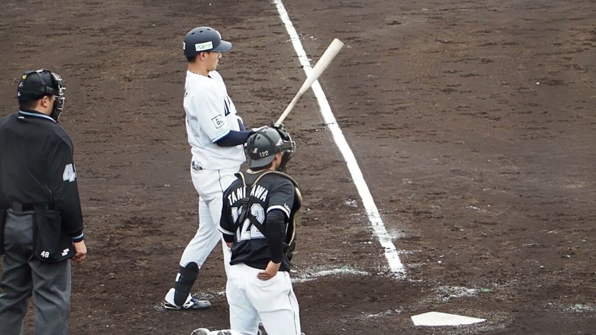 2023.03.21 埼玉西武-千葉ロッテ(カーミニーク) 長谷川信哉 打席シーン