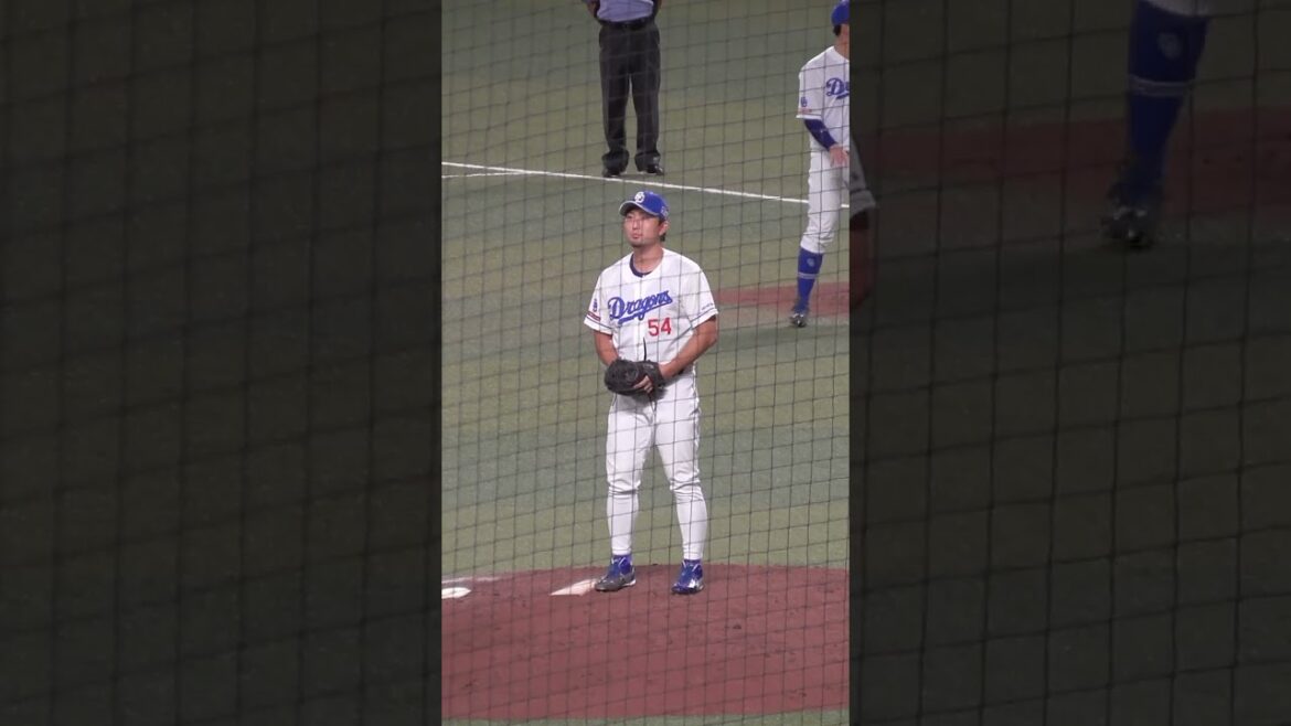 藤嶋 健人　56試合登板防御率1.07（'23シーズン）　#中日ドラゴンズ　#shorts