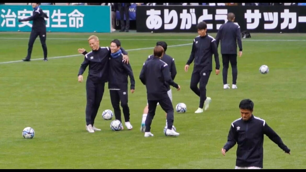 橋本英郎引退試合で本田圭佑登場！かつての仲間たちとの再会。