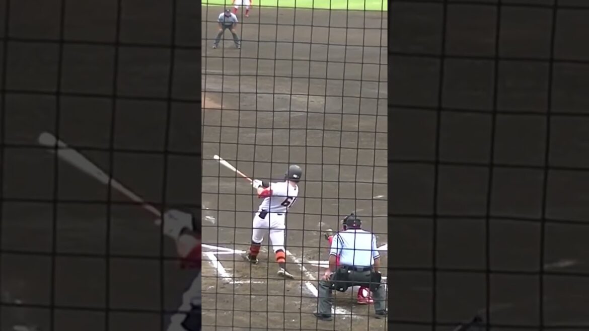 四番 菊田拡和 ドラフト候補トヨタの松本健吾からレフト前ヒット〜2023年6月27日 巨人３軍 対 トヨタ自動車