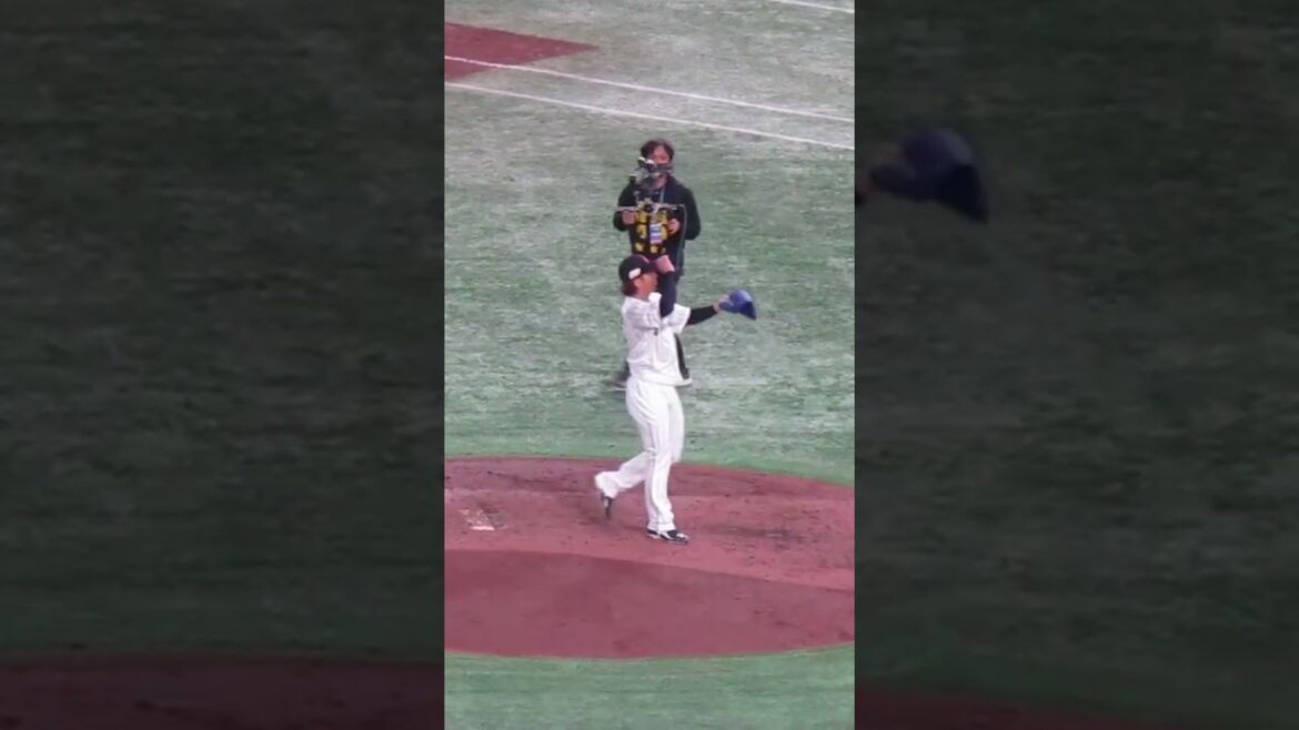 日本代表 横山 陸人のピッチングフォーム＜2023年11月17日アジアチャンピオンシップ日本 対 韓国＞