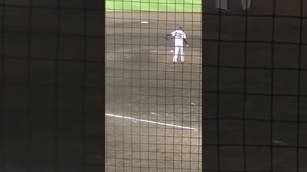 育成 山﨑友輔の投球フォーム〜2023年6月27日 巨人３軍 対 トヨタ自動車