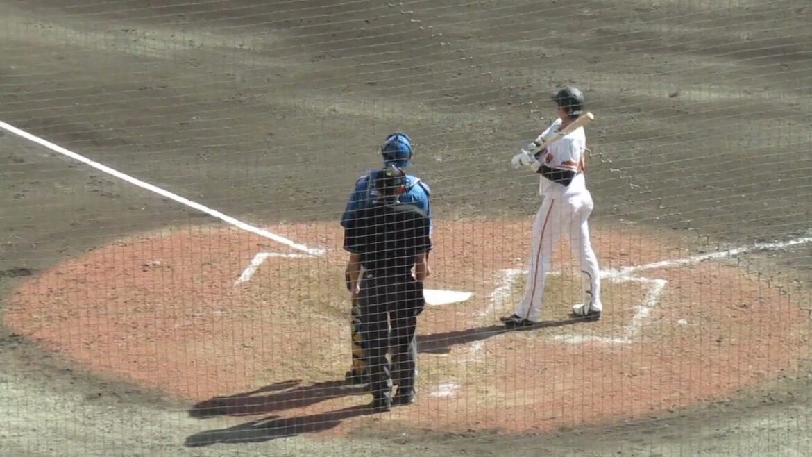 野球選手フォーム集612 ジャイアンツ勝俣 翔貴のバッティングフォーム 〜2022/2/15巨人日ハム戦