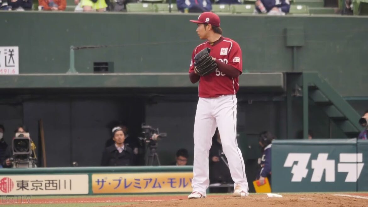 辛島航 投球フォーム（セットポジション） 東北楽天ゴールデンイーグルス