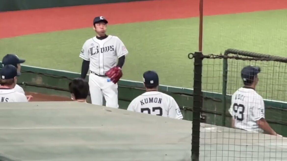 【ラインは踏まない】最終回のマウンドに向かう増田達至 ブルペン送り出し【西武vsソフトバンク】2022/9/27