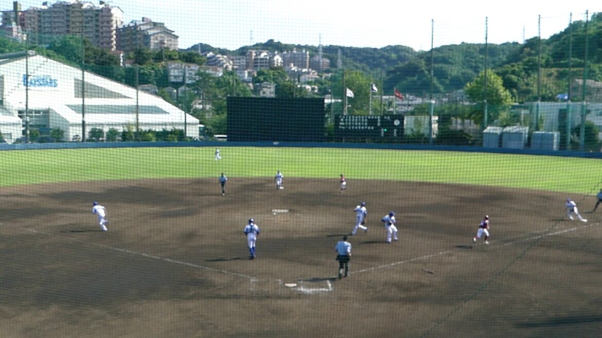 2018年7月19日 イースタンリーグ 横浜DeNA ー 東北楽天 笠井投手 8回表の投球【Yokohama db専用動画複製・転用禁止】