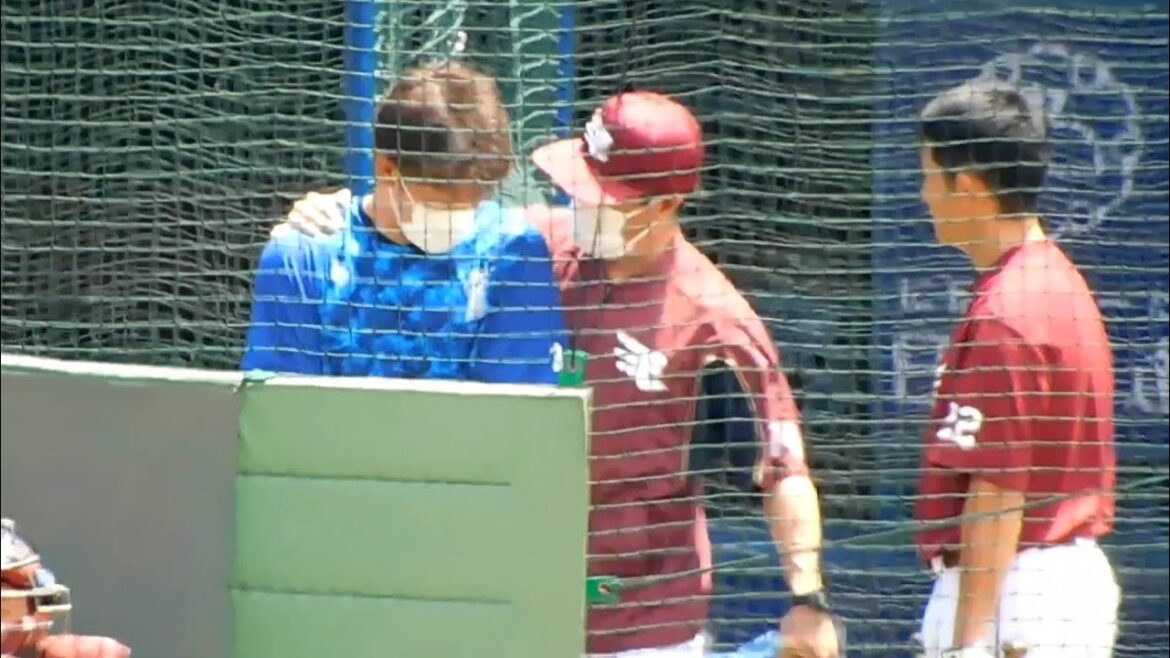 藤田一也と再開し喜び爆発の渡辺直人コーチ