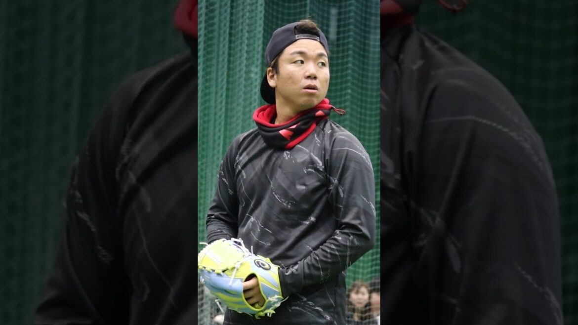 #村上頌樹 選手が地元•淡路島で#近本光司 選手と共に自主トレ公開！#shorts