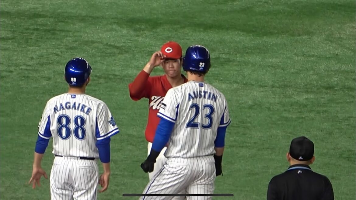 オースティン 死球に切れる！ #Shorts