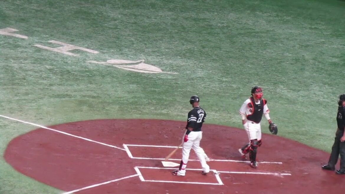 野球選手フォーム集1007ソフトバンク グラシアルの打撃フォーム[読売ジャイアンツ 対 福岡ソフトバンクホークス2022年5月31日]