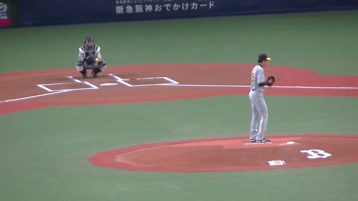 【野球選手フォーム集】タイガース才木浩人の投球フォーム【オリックスバファローズ対  阪神タイガース2023年3月26日】
