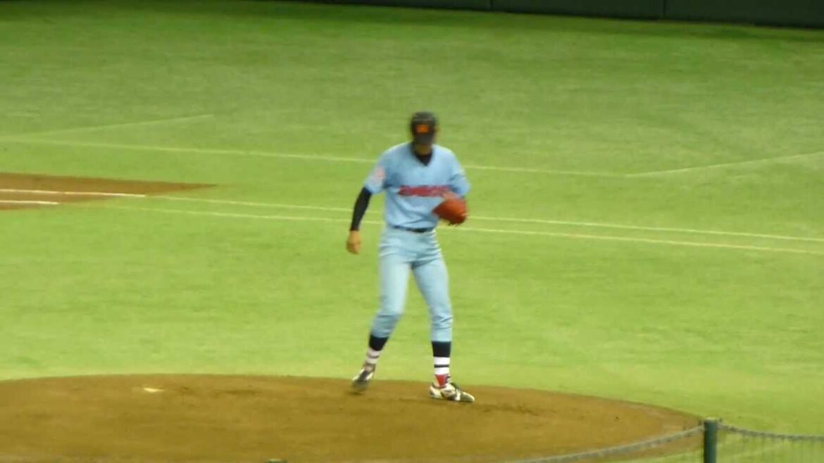 三上朋也 投球練習 JX-ENEOS 20120722