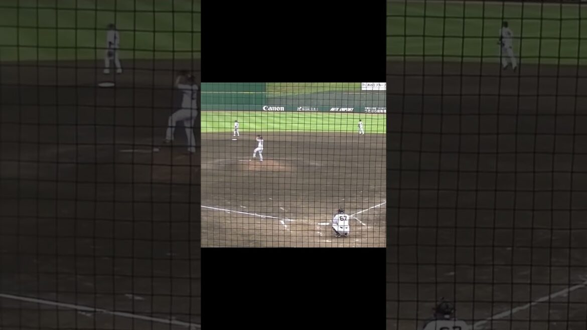 戸田懐生のピッチングフォーム 〜2023年6月27日 巨人３軍 対 トヨタ自動車