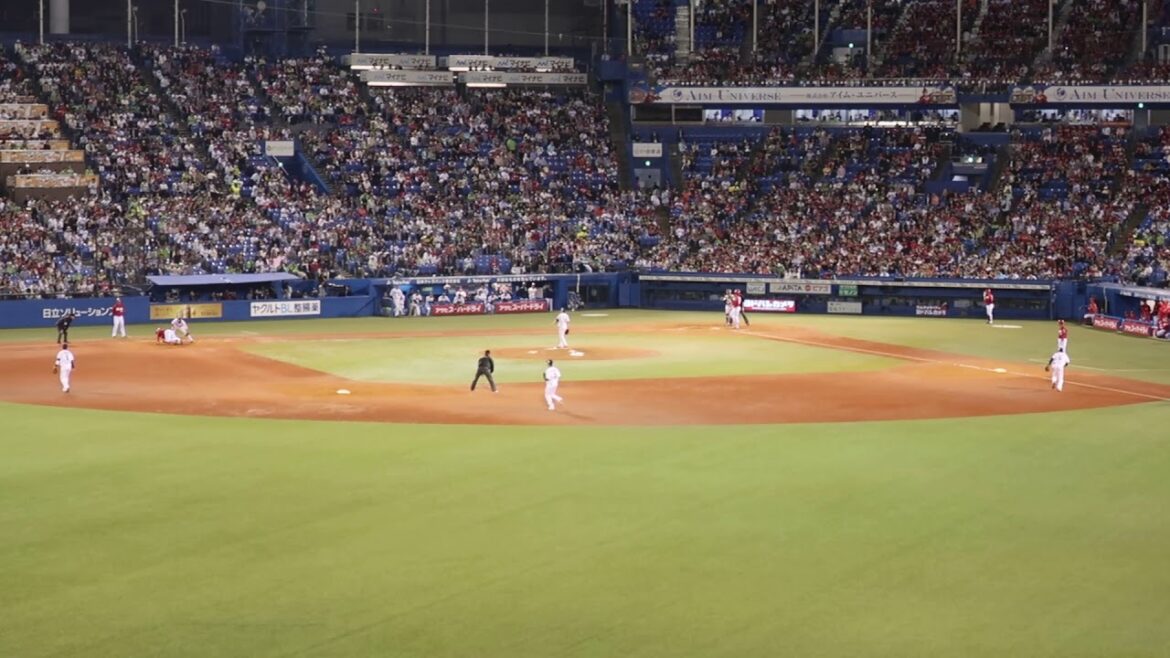 広島カープ【スタンドビュー】 05/06/2018 神宮 高橋大樹凡退・
