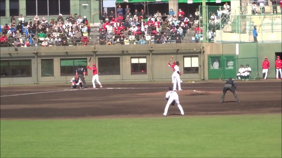 今井達也 vs 二俣翔一　～侍ジャパン宮崎秋季キャンプ2023 練習試合（vs 広島東洋カープ）～