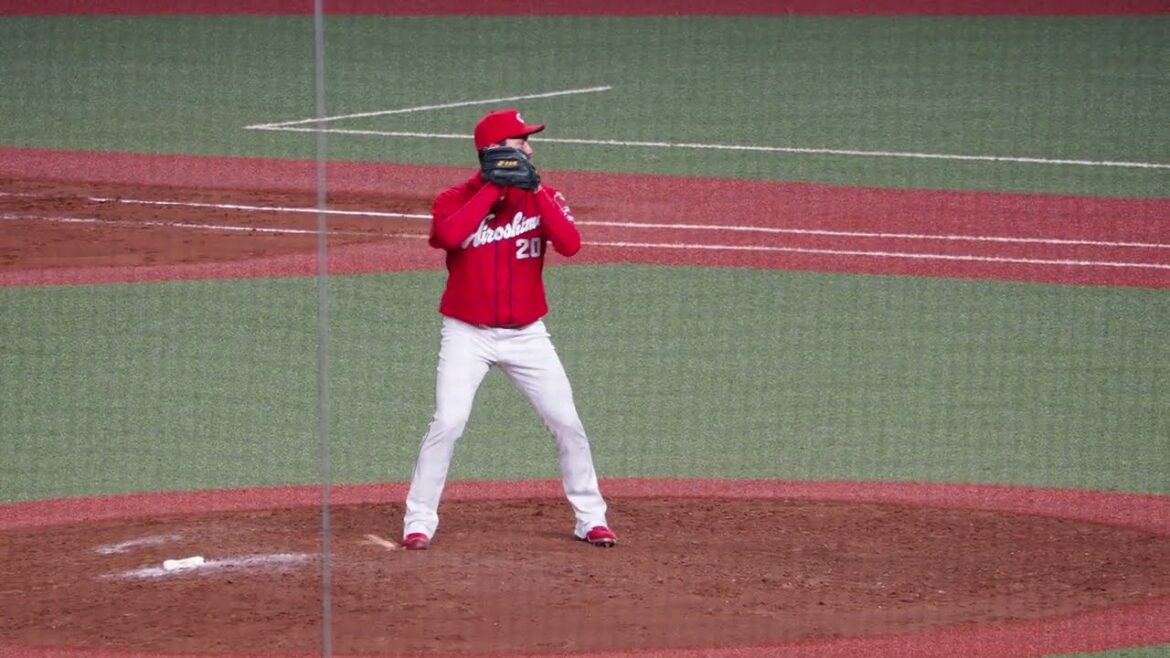 栗林良吏の投球フォーム20220610