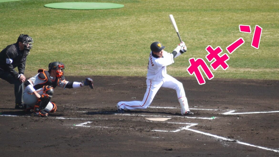 坂本勇人選手＆中井大介選手（2017ジャイアンツ春季キャンプ紅白戦）