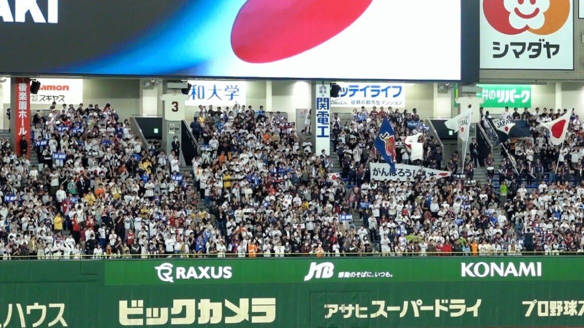 【声量すごいファンファーレ】牧秀悟の応援歌【マキシュウゴ】 2023/11/16 侍ジャパン