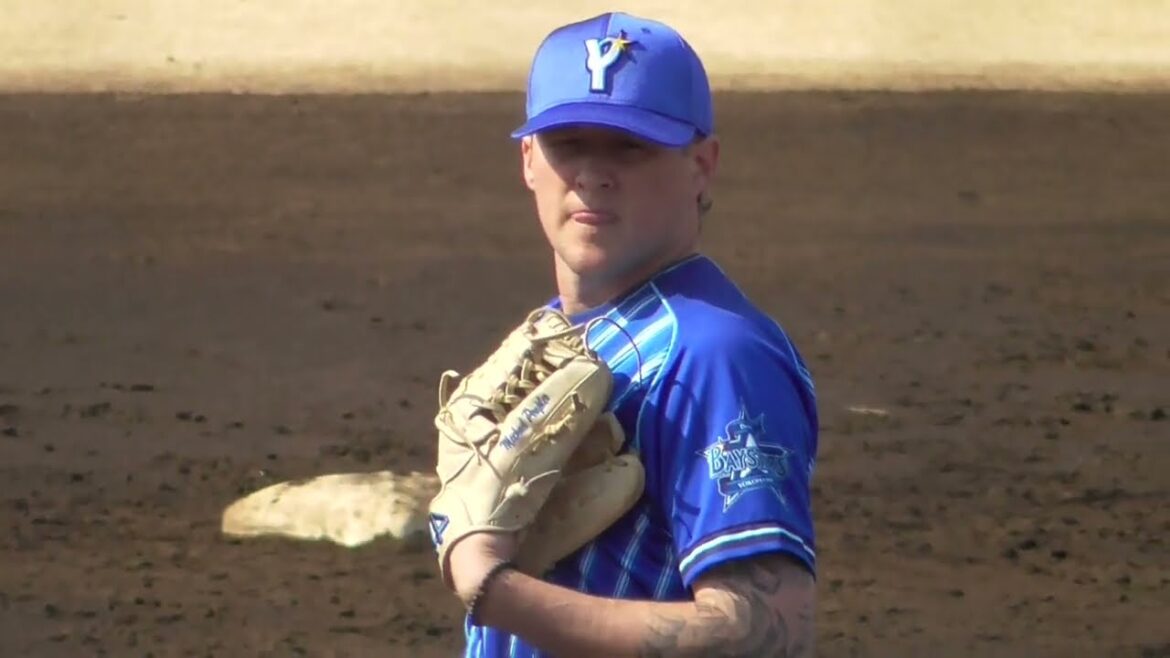 2022年3月 春季教育リーグ 埼玉西武ー横浜DeNA　ピープルズ投手 4回裏の投球