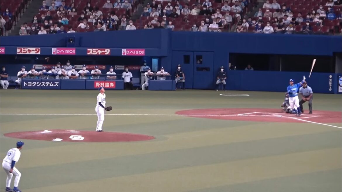 名古屋のファンに届ける嶺井博希の先制２ランホームラン！ 2022/7/20