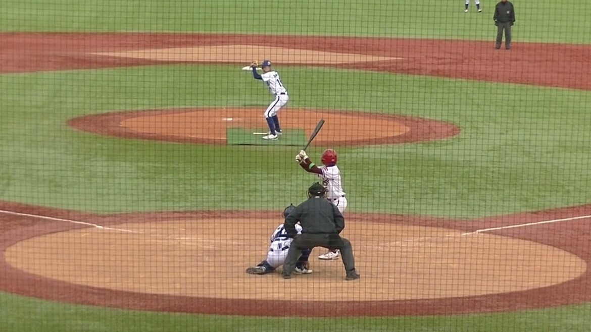 イーグルスJr 八戸 颯士くん四球　佐藤 蓮仁くん死球【2023年12月27日 NPBジュニアトーナメント 楽天ジュニア対横浜ジュニア】