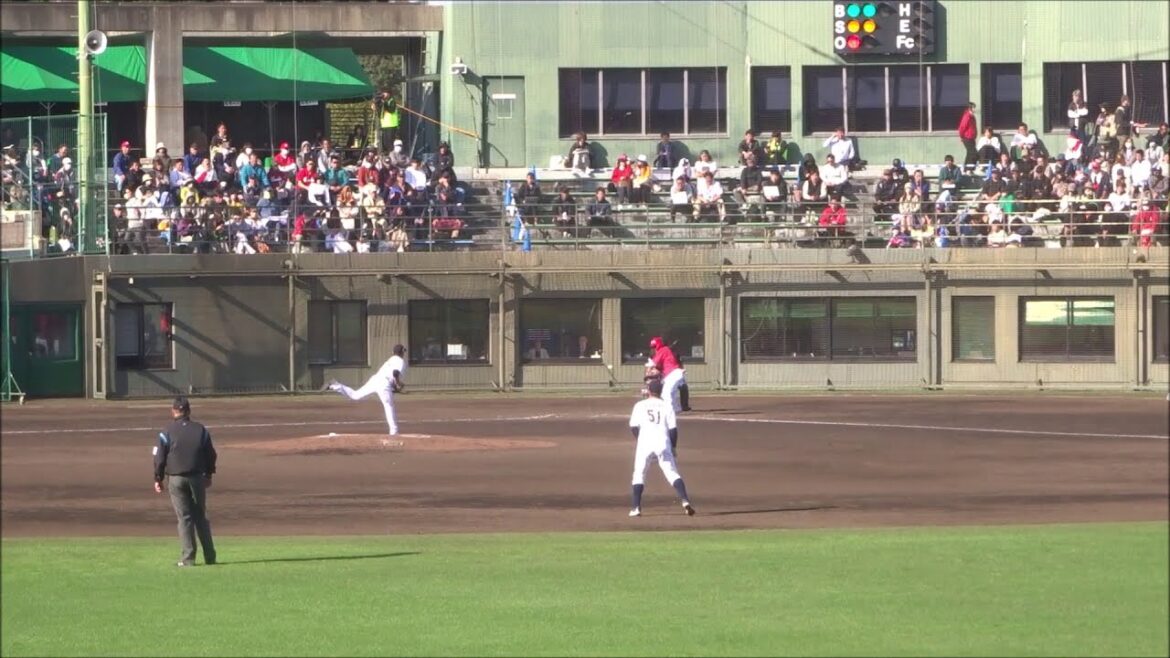 根本悠楓 vs 石原貴規　～侍ジャパン宮崎秋季キャンプ2023 練習試合（vs 広島東洋カープ）～