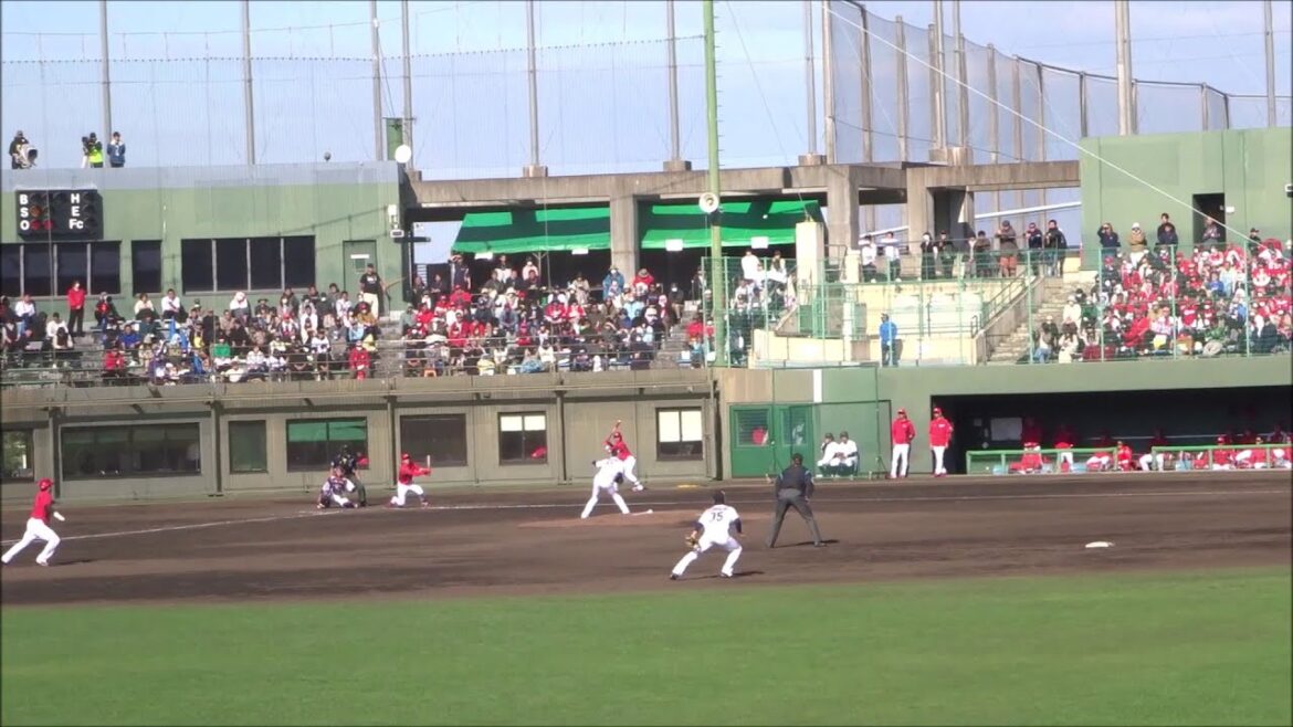 及川雅貴 vs 二俣翔一　～侍ジャパン宮崎秋季キャンプ2023 練習試合（vs 広島東洋カープ）～