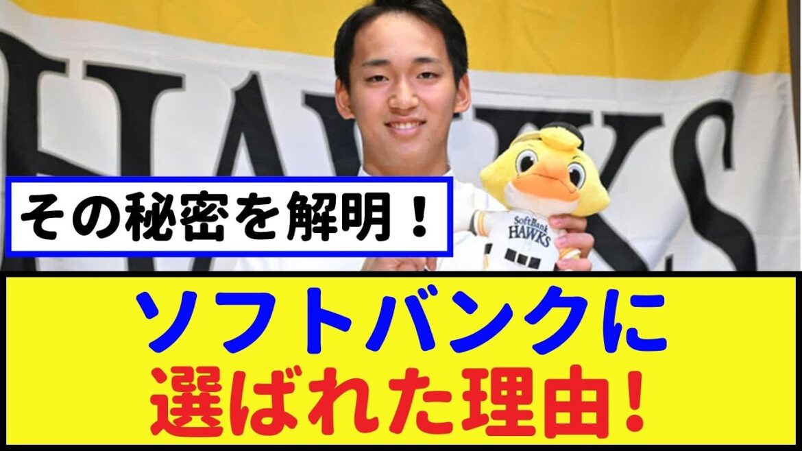 前田（大阪桐蔭）がソフトバンクに選ばれた理由、その秘密を解明！【2chなんｊ・なんJ反応】