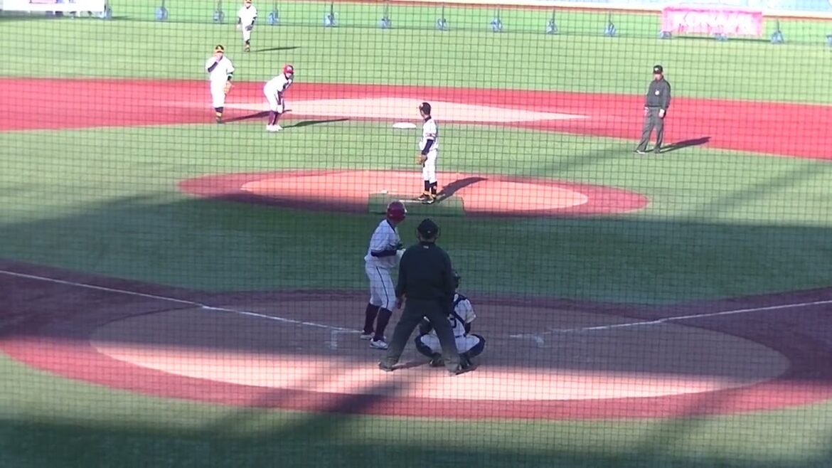 無死二塁 楽天Jr 佐藤 蓮仁くんをズバっと三振なども岩﨑 雅空くんエラーで同点ソフトバンクJr 【2023年12月26日 NPBジュニアトーナメント 楽天イーグルスジュニア対ソフトハ