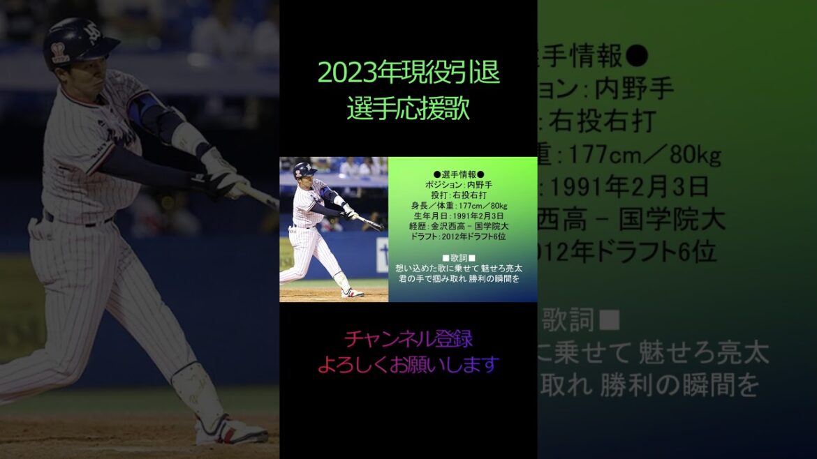 【MIDI】#谷内亮太 選手/#東京ヤクルトスワローズ (2023年引退選手応援歌)#Shorts 【MIDI】#谷内亮太 選手/#東京ヤクルトスワローズ (2023年引退選手応援歌)#Shorts