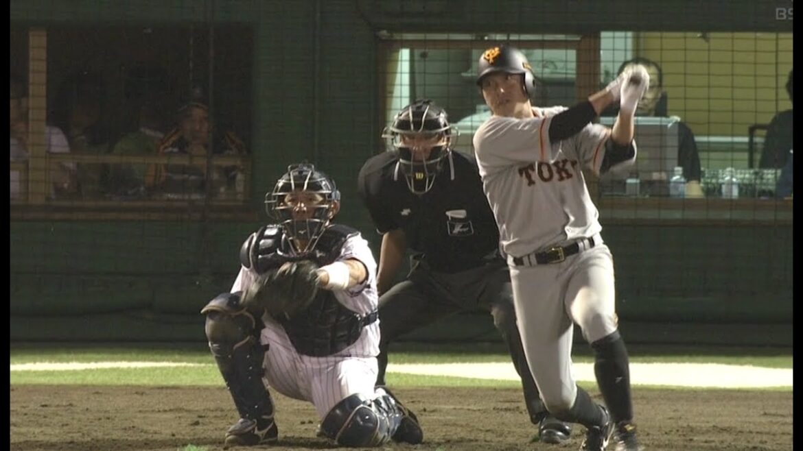 長野久義 3号ソロホームラン【2017.6.27 巨人vsヤクルト】