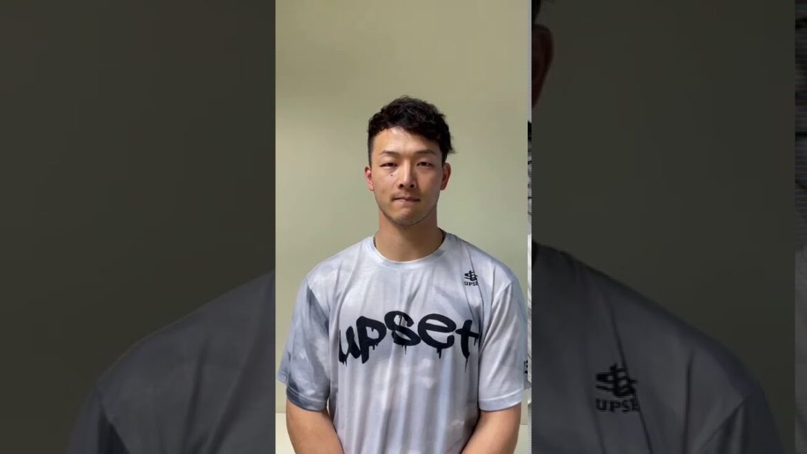 【カープ公式】選手メッセージ(薮田選手)