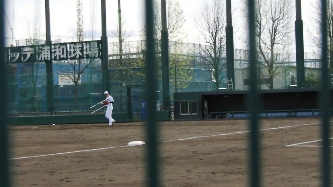 19.4.11　土居-山口、宗接実戦形式で対決　ロッテ浦和