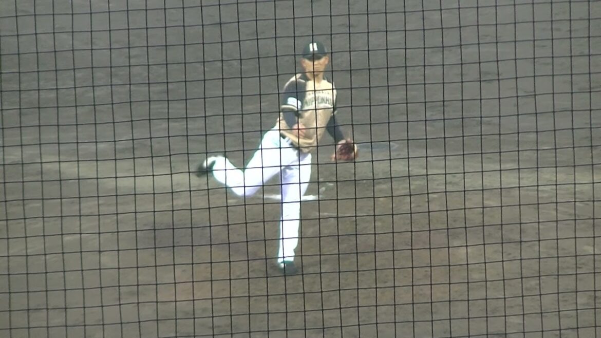 野球選手フォーム集125日ハム柿木 蓮の投球フォーム