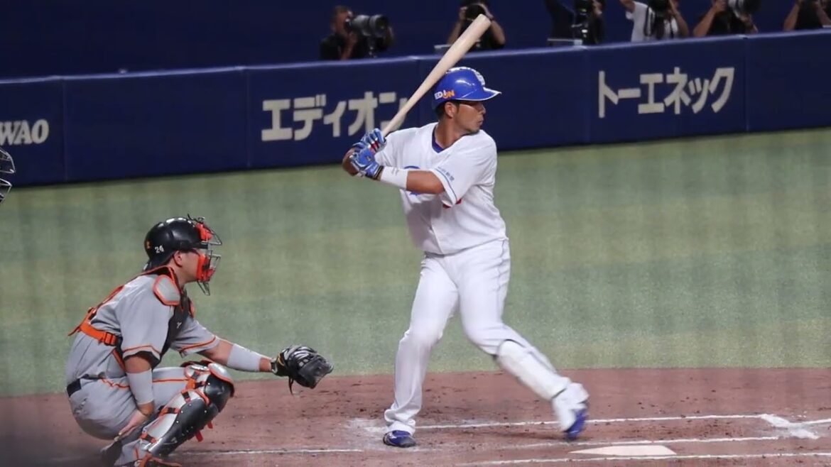 2023.10.03【引退試合】福田永将現役ラスト打席（ショートフライ）