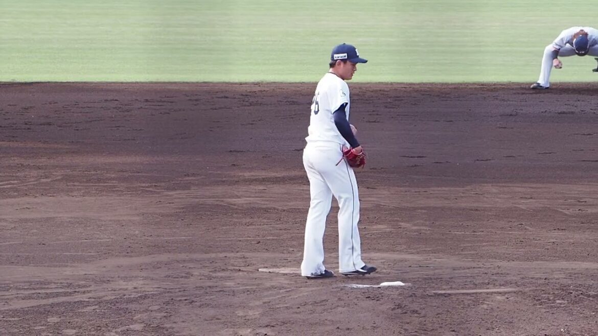 2023.04.23 埼玉西武-東京ヤクルト(カーミニーク) 佐々木健 投球シーン