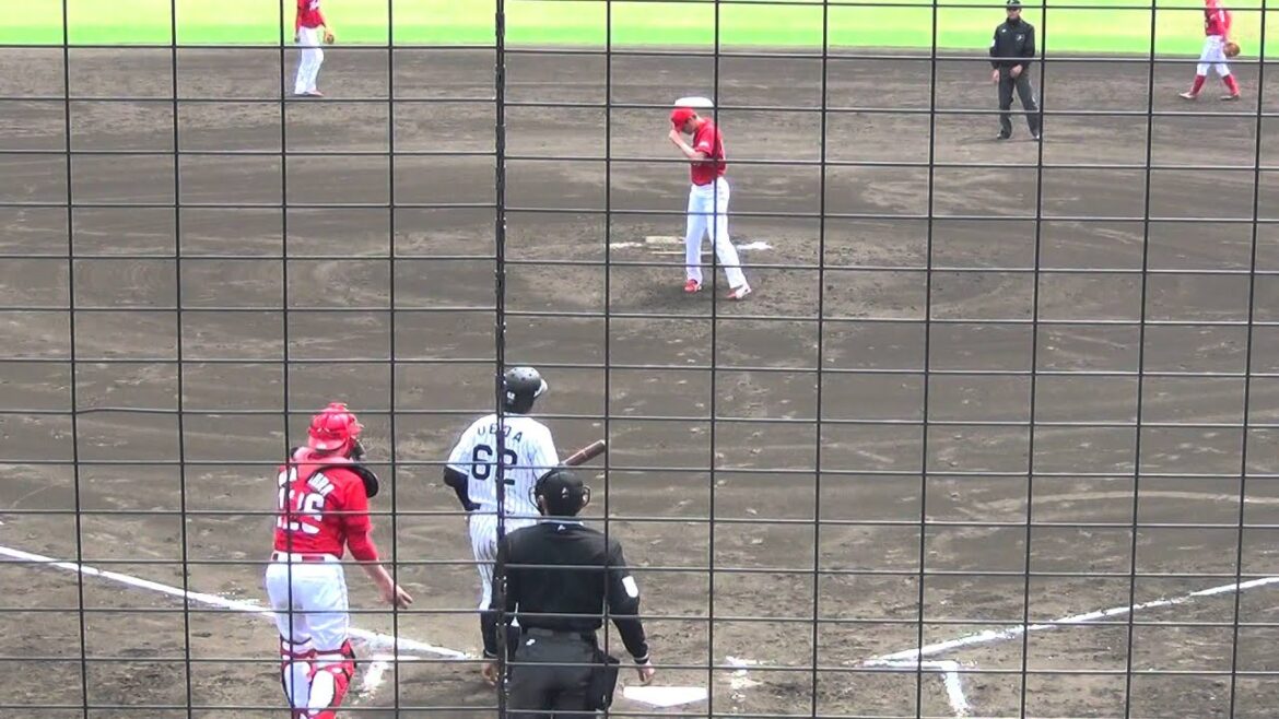 広島カープ 二軍 戸田隆矢 3回裏 20150419