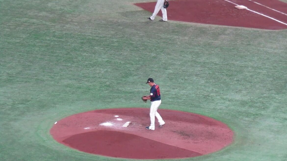 【日本代表】根本悠楓の投球フォーム（日本 対 台湾 アジアCS　侍ジャパン 2023年11月16日）
