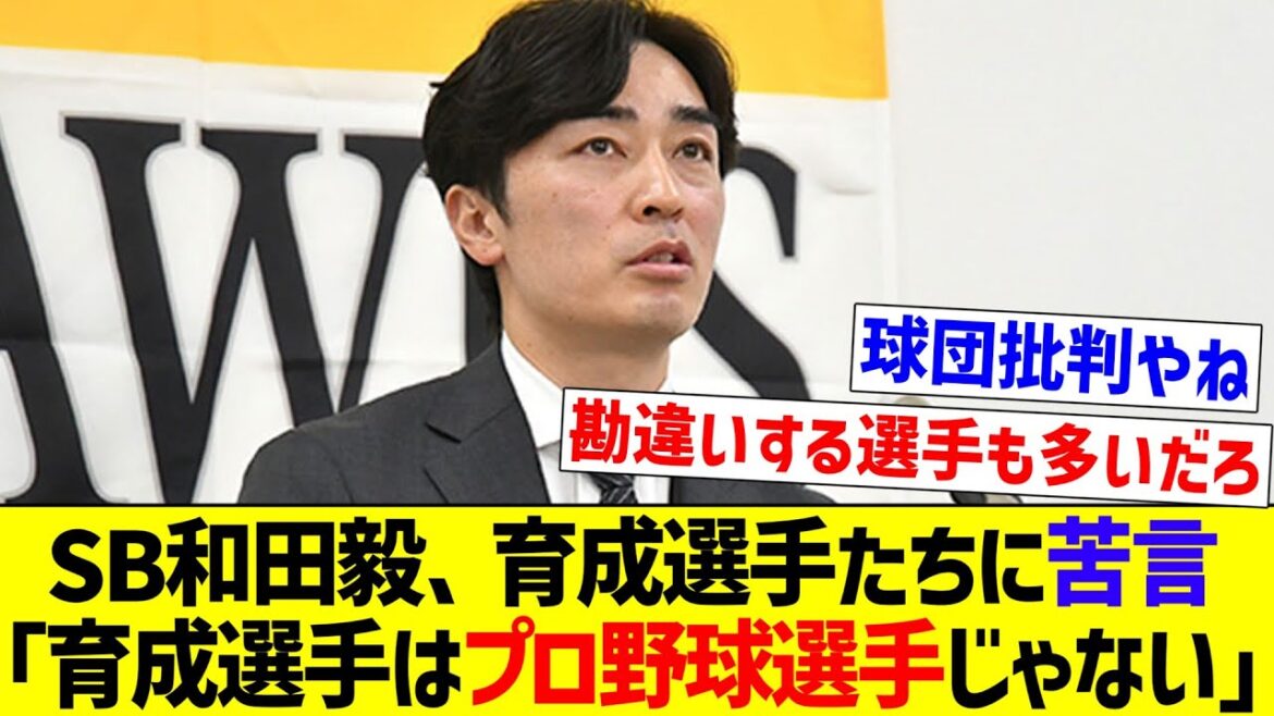 【重みのある言葉】SB和田毅、育成選手たちに苦言「育成選手はプロ野球選手じゃない」【反応集】【プロ野球反応集】【2chスレ】【1分動画】【5chスレ】