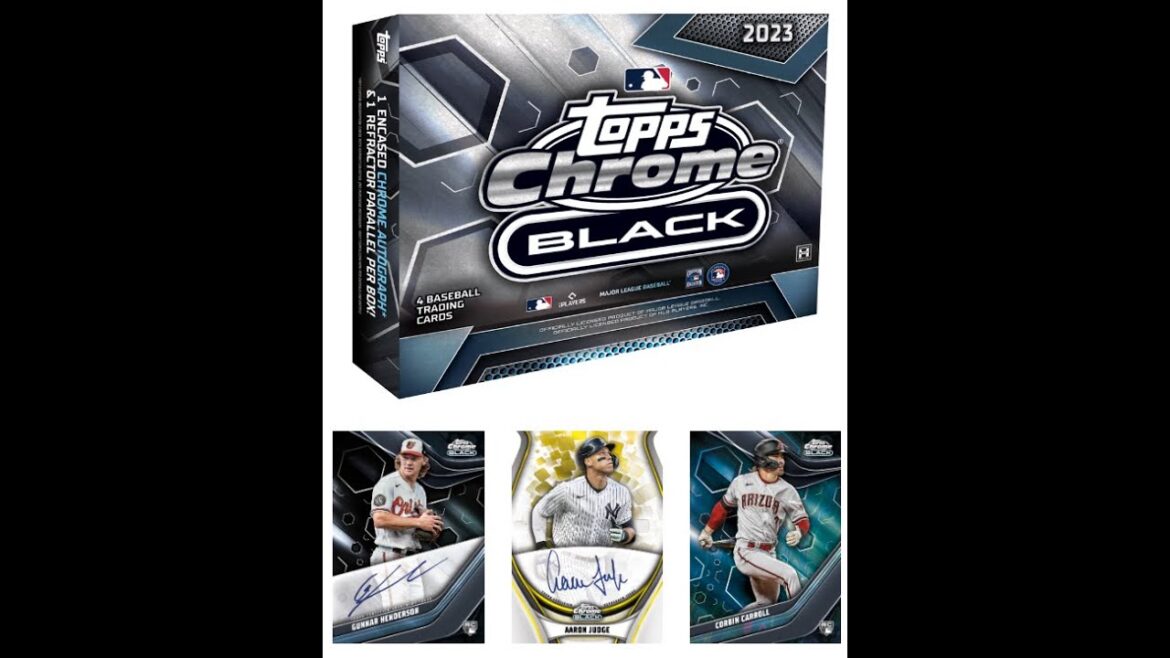 BGB1343 ケース開封 野球カード MLB 2023 TOPPS CHROME BLACK BASEBALL GROUP BREAKS BROG水道橋店 トレカ開封動画 ボックス開封 大谷翔平