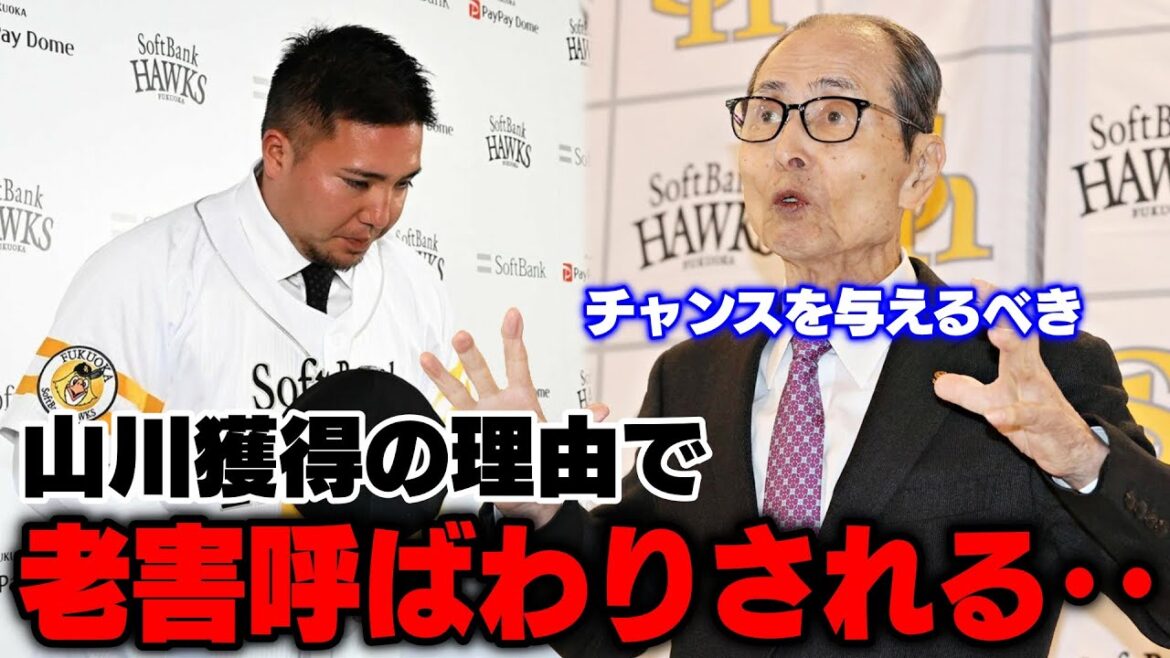 山川穂高獲得の理由　王会長、批判覚悟でも「挽回するチャンスを与えていくべき」←老害呼ばわりされて批判殺到