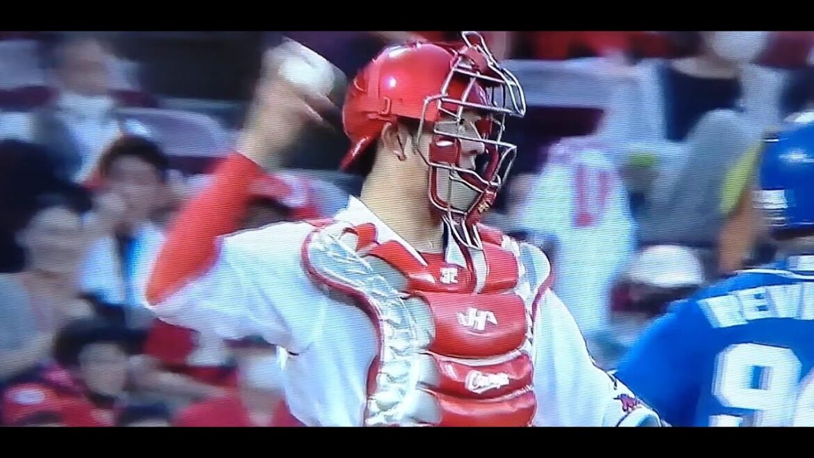 【20220731】広島×中日　白濱スタメンマスク！