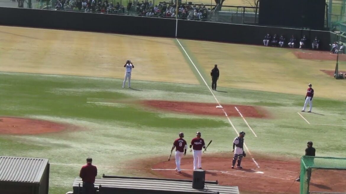 野球選手フォーム集680楽天 横尾俊建の打撃フォーム （2022/3/21 イースタン ヤクルトスワローズ対東北楽天ゴールデンイーグルス）