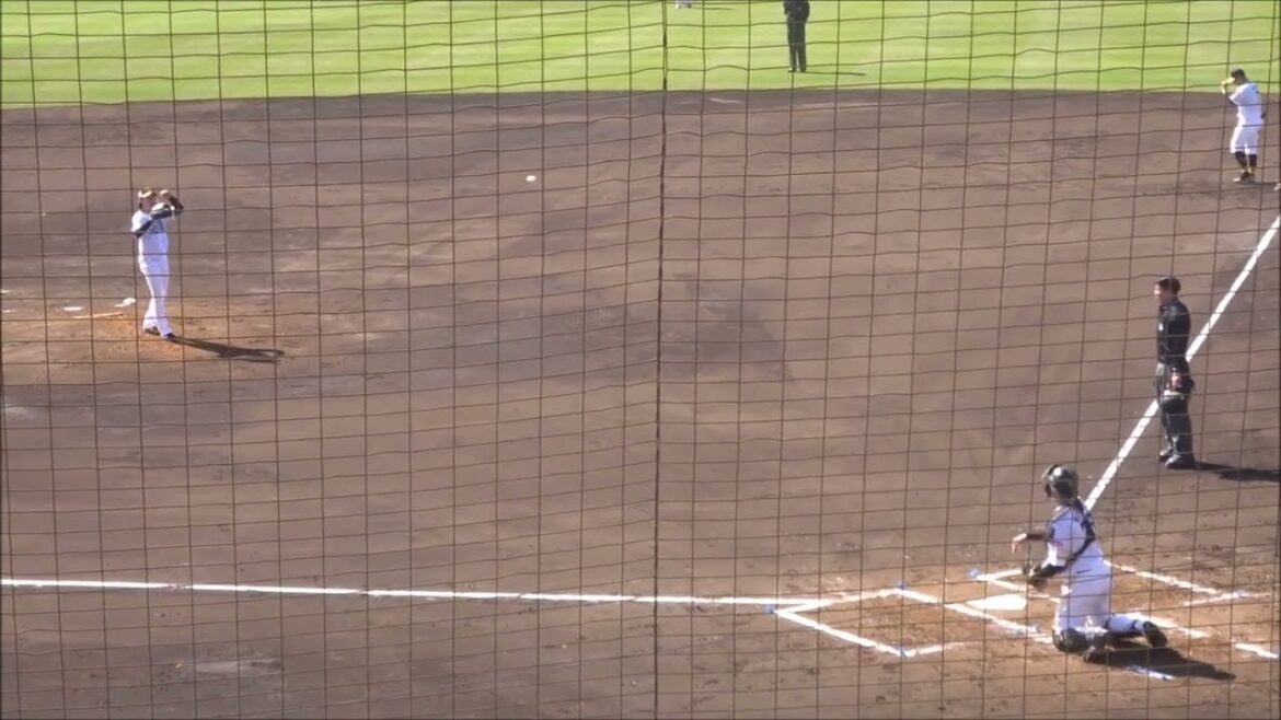 ソフトバンクホークス、笠谷俊介選手（大分商高卒）の投球練習