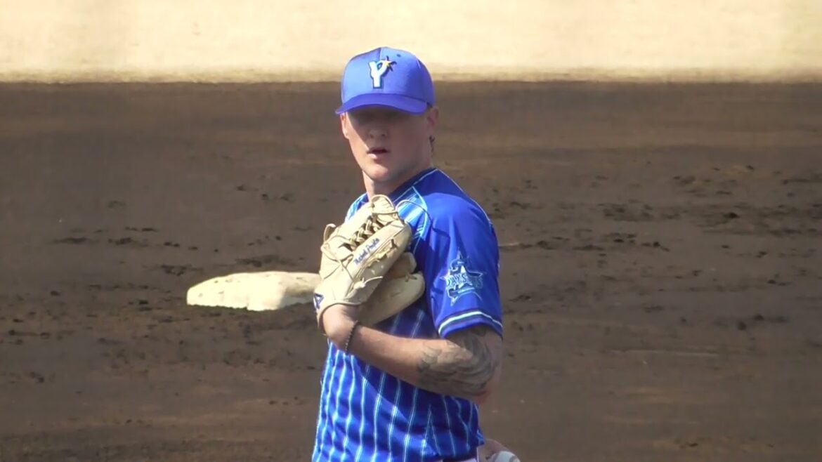 2022年3月 春季教育リーグ 埼玉西武ー横浜DeNA　ピープルズ投手 3回裏の投球